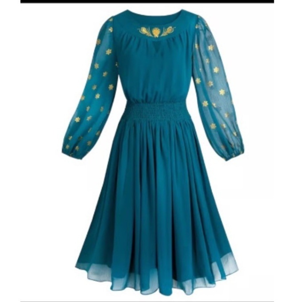 Disney Parks The Dress Shop Aladdin Princess‎ Jasmine Embroidered Dress Size 2X